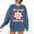 3rd Grade Graduation Cute Groovy Last Day Of Third Grade Comfort Colors Sweatshirt Denim