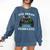 4th Grade Level Complete Gamer 4 Grade Graduation Comfort Colors Sweatshirt Denim