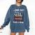 5th Grade 2026 Last Day End Of School Graduation Comfort Colors Sweatshirt Denim