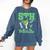5th Grade Graduate Dinosaur Dab Graduation School Comfort Colors Sweatshirt Denim