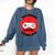 5th Grade Level Complete Gamer Graduation Comfort Colors Sweatshirt Denim