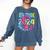 8th Grade Graduate 2024 Graduation Last Day Of School Tie Comfort Colors Sweatshirt Denim