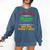 8th Grade Graduation Boys Girls Grad Education Comfort Colors Sweatshirt Denim
