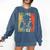 8th Grade Level Complete Gamer Class Of 2024 Graduation Comfort Colors Sweatshirt Denim