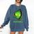 Alien Face Ew People UFO Introvert Meme Men Women Kids Comfort Colors Sweatshirt Denim