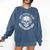 Anti Social Club Official Member Introvert Crest Comfort Colors Sweatshirt Denim Anti Social Club Official Member Introvert Crest Comfort Colors Sweatshirt Denim