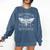 Antisocial Butterfly Introvert Death Head Moth Comfort Colors Sweatshirt Denim Antisocial Butterfly Introvert Death Head Moth Comfort Colors Sweatshirt Denim