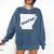 Arkansas Nursing Nurse Graduation Comfort Colors Sweatshirt Denim
