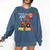 My Baby Just Crushed Preschool Graduation Comfort Colors Sweatshirt Denim