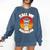 Bachelor Graduation For University Degree Party Llama Comfort Colors Sweatshirt Denim