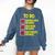 Bachelors Masters Doctorate Degree DR PHD Graduation Comfort Colors Sweatshirt Denim