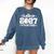 Back To School 2027 Baseball 2027 Graduation Class Of 2027 Comfort Colors Sweatshirt Denim