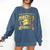 This Badass Has a Masters Degree College Graduation Comfort Colors Sweatshirt Denim