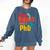 This Badass Has a PhD Doctor Graduation Comfort Colors Sweatshirt Denim