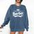 Barbershop Barber School Graduation Shirt Comfort Colors Sweatshirt Denim