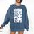 Baseball Senior Mom Class Of 2026 Senior Night Graduation Comfort Colors Sweatshirt Denim
