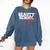 Beauty School Graduation Class Of 2018 Comfort Colors Sweatshirt Denim