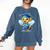 Bee Graduation Cute Kindergarten Elementary High School Comfort Colors Sweatshirt Denim