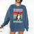 Bernedoodle Dog Introvert Bernedoodle Comfort Colors Sweatshirt Denim