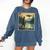 Bigfoot Sasquatch Alien Spaceship UFO Introvert Bruh Comfort Colors Sweatshirt Denim Bigfoot Sasquatch Alien Spaceship UFO Introvert Bruh Comfort Colors Sweatshirt Denim
