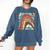 Books Helping Introverts Avoid Conversation Comfort Colors Sweatshirt Denim