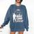 Boot Camp Graduation Military Cousin Support Tee Comfort Colors Sweatshirt Denim