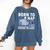 Born To Nap Forced To Exist Lazy Skeleton Couch Introverts Comfort Colors Sweatshirt Denim