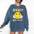 Bruh We Out 5th Graders Fifth Grade Graduation Class 2025 Comfort Colors Sweatshirt Denim
