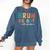 Bruh We Out 6th Graders Sixth Grade Graduation Comfort Colors Sweatshirt Denim
