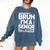 Bruh I'm A Senior 26 Class Of 2026 School Graduation Comfort Colors Sweatshirt Denim