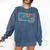 Bruh We Out Seniors End Of School Student Graduation Class Comfort Colors Sweatshirt Denim