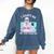 I Can't Go My Cat Said No Introvert Anxiety Cat Lover Comfort Colors Sweatshirt Denim I Can't Go My Cat Said No Introvert Anxiety Cat Lover Comfort Colors Sweatshirt Denim