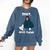 Can't Have Plans Introvert Staying Home Comfort Colors Sweatshirt Denim