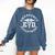 Care Giver RN Emergency Nurse Graduation ED Techs Department Comfort Colors Sweatshirt Denim