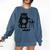 Cat What Humor Introvert Anti-Social Comfort Colors Sweatshirt Denim Cat What Humor Introvert Anti-Social Comfort Colors Sweatshirt Denim