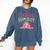 Certified Homebody Trendy Frog Introvert Comfort Colors Sweatshirt Denim