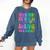 Certified Medical Assistant CMA Graduation Comfort Colors Sweatshirt Denim