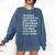 Checklist Kindergarten Class Of 2030 Shirt Graduation Comfort Colors Sweatshirt Denim