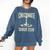 Checkmate Senior 2026 Chess Piece Class Of 2026 Graduation Comfort Colors Sweatshirt Denim