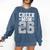 Cheer Mom Senior 2026 Cheerleaders Graduation Mother Comfort Colors Sweatshirt Denim