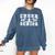 Cheerleading Senior Night Cheer Senior 2025 Graduation 1 Comfort Colors Sweatshirt Denim