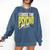 I Chose The Psycho Path Psychology Major Graduation Comfort Colors Sweatshirt Denim