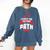 I Chose The Psycho Path School Graduation Comfort Colors Sweatshirt Denim