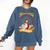 Christian Jesus Religious Sayings Catholic Introvert Comfort Colors Sweatshirt Denim