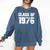 Class Of 1976 High School College Graduation Reunion T-Shirt Comfort Colors Sweatshirt Denim