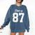 Class Of 1987 Matching Graduation High School Reunion Comfort Colors Sweatshirt Denim