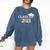 Class Of 2021 Graduation Him Her Basketball Pullover Comfort Colors Sweatshirt Denim