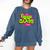 Class Of 2022 Future Fresh Senior 90's TV Style Graduation Comfort Colors Sweatshirt Denim