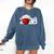 Class Of 2023 Graduation For Him Her Bowling Comfort Colors Sweatshirt Denim