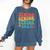 Class Of 2023 Senior 2023 Graduation Retro Seniors Comfort Colors Sweatshirt Denim